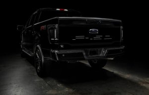 Ford F-150 LED Tail Lights - Rear - ORACLE Lighting - Black Series Flush Style - Black - `21-`24
